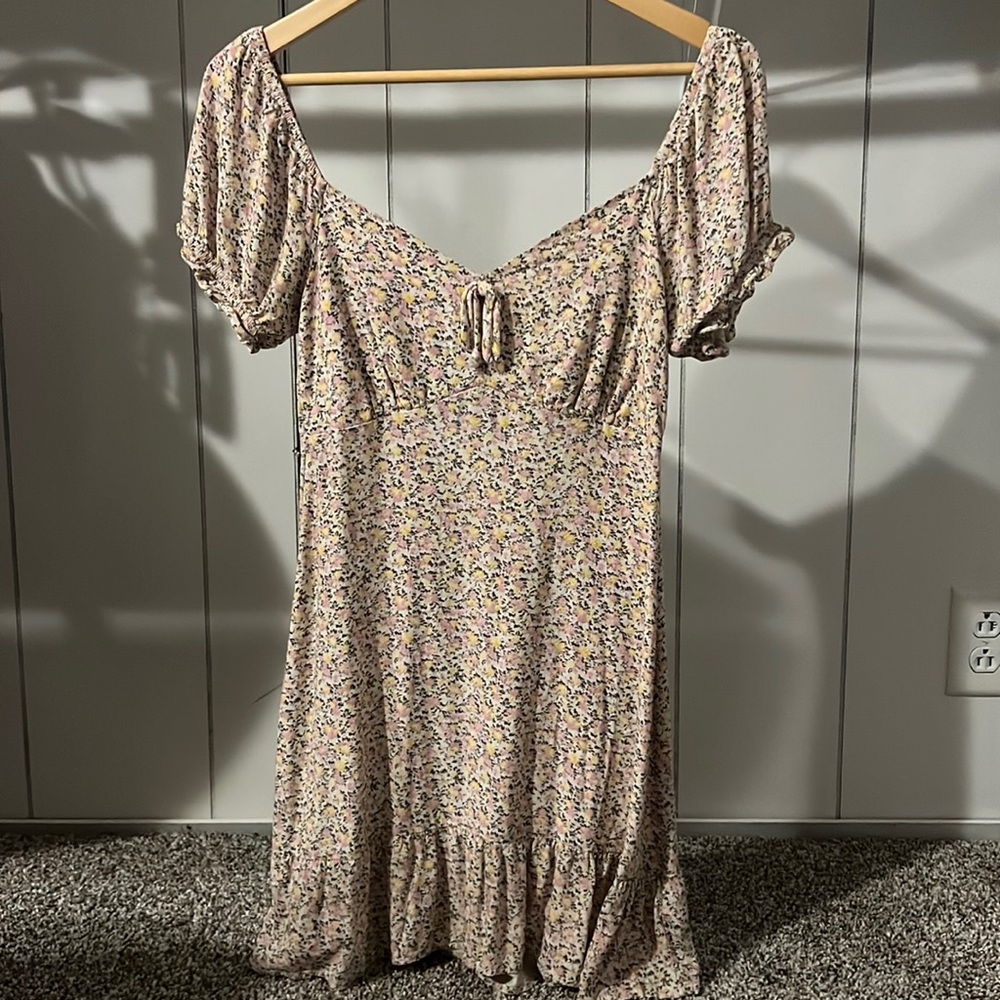 floral mini dress